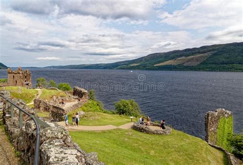 Urquhart Castle On The Shore Of Loch Ness Editorial Photo Image Of