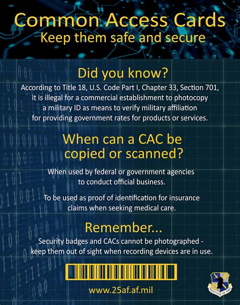 Keep Your Common Access Card Safe Secure Hill Air Force Base