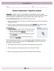 Getting the books student exploration tides gizmo answers now is not type of challenging means. Homework - DigestiveSystemSE - Name Bonnie Tang Date ...