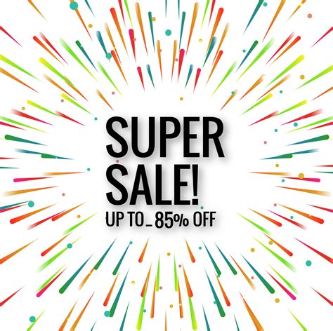 Modern Super Sale Colorful Background Vector 246150 Vector Art At Vecteezy