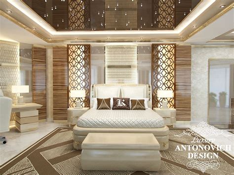 Шикарная главная спальня Luxury Antonovich Design Роскошные спальни