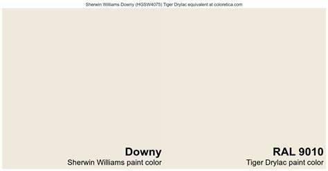 Sherwin Williams Downy Tiger Drylac Equivalent Ral