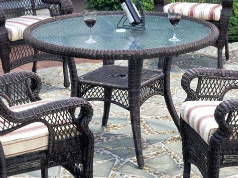 Vintage inspired outdoor teak dining & lounging furniture. Shop Corvus Martinka Piece Grey Wicker Patio Dining Set ...