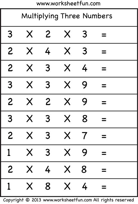 Printable Multiplication Sheets Free Printable Multiplication Flash