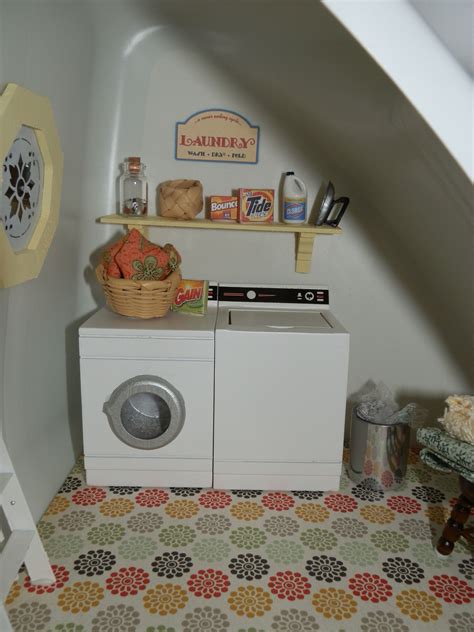 Miniature Laundry Room In A Detergent Bottle Doll House Plans Diy