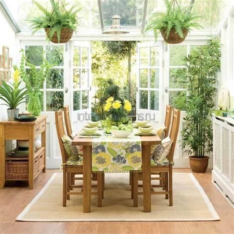 Conservatory dining furniture isn't as simple as picking out a new set for a traditional dining room. Fern Decor for Room Windows Facing North and Interiors ...