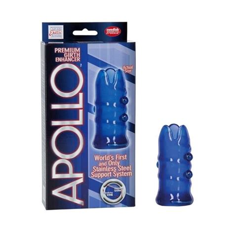 Apollo Premium Girth Enhancer Blue Sleeve Tanga