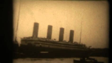 Titanic 1912 Original Film Footage Titanic Rms Titanic Story Of
