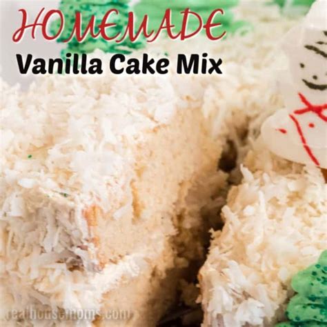 Homemade Vanilla Cake Mix Recipe ⋆ Real Housemoms