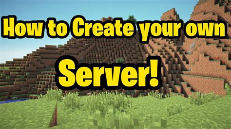 How To Make Your Own Minecraft Server Bedrock Edition Youtube
