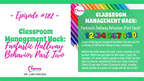 Classroom Management Hack Fantastic Hallway Behavior Part Two