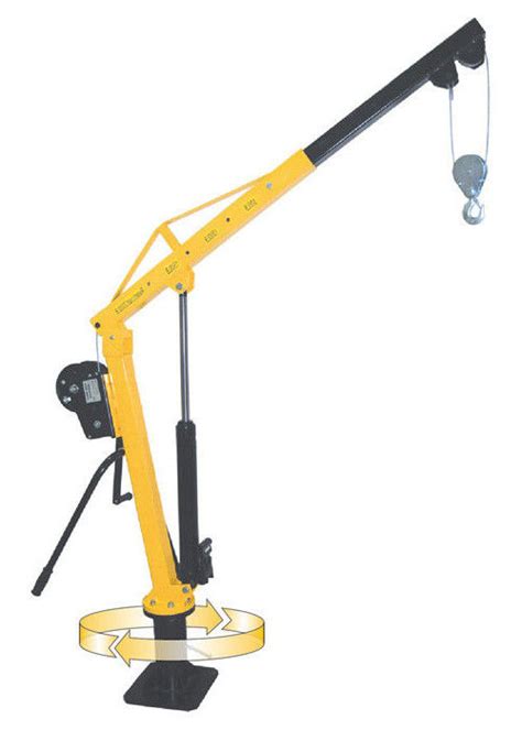 1000 Kg Foldable Floor Mounted Manual Jib Crane For Warehouse