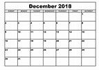 Free Printable Calendar 2018 Template | Printable Calendar Templates