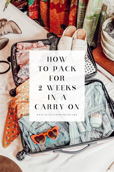 How To Pack For 2 Weeks In A Carry On Suitcase Packing Tips Carry On