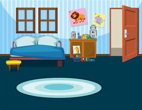 Background Kids Room Clipart Messy Kids Bedroom Background Clipart