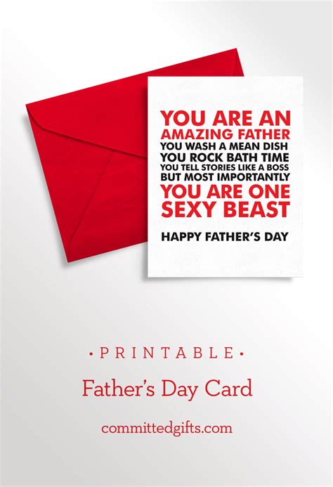 printable father s day card for husband naughty funny etsy