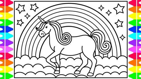 Check 50 free printable unicorn coloring pages these fun and educational free unicorn coloring pages to print will allow children to travel to a fantasy land full of wonders, while learning about this. How to Draw a UNICORN for Kids 💜💛💖🦄Unicorn Drawing for ...