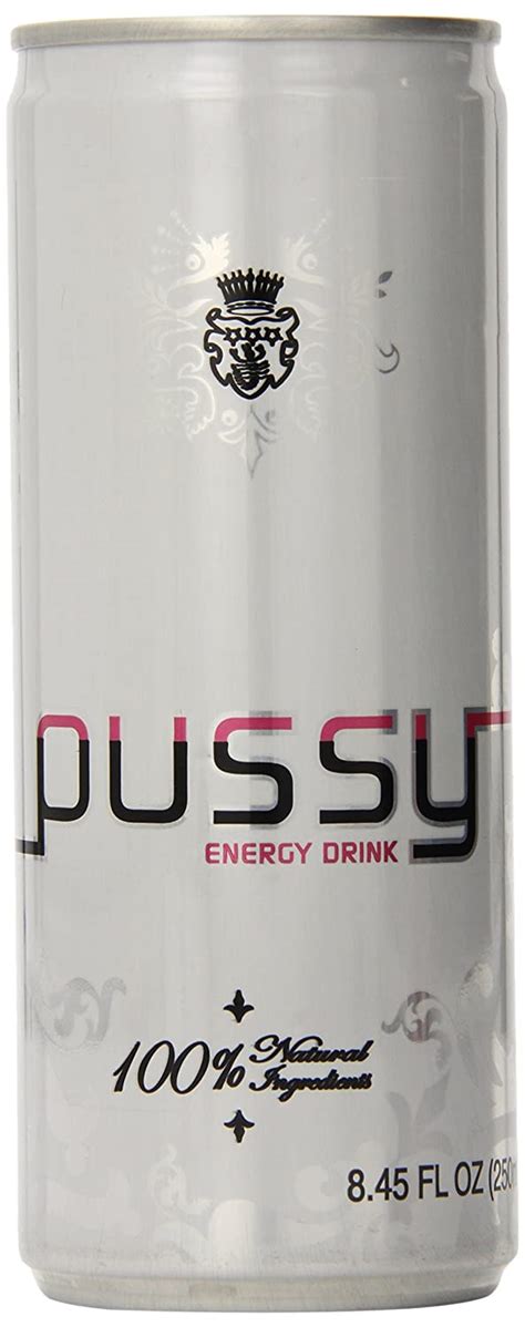 Pussy Natural Energy Drink 250ml Pack Of 4 Pussy In