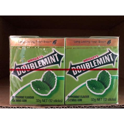 Wrigleys Doublemint Chewing Gum 32g 5s Shopee Malaysia
