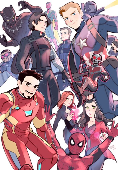 Log In Marvel Superheroes Avengers Fan Art Avengers