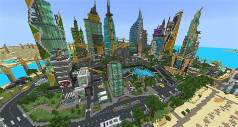 A city with its hinterland), from cīvis (native; City Builder | AriaCreations - Minecraft Buildteam