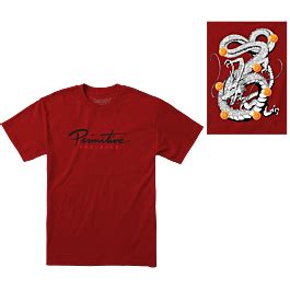 Maybe you would like to learn more about one of these? Dragon Ball Z - DBZ x Primitive Nuevo Shenron T-Shirt Red by Primitive Skateboarding | Popcultcha