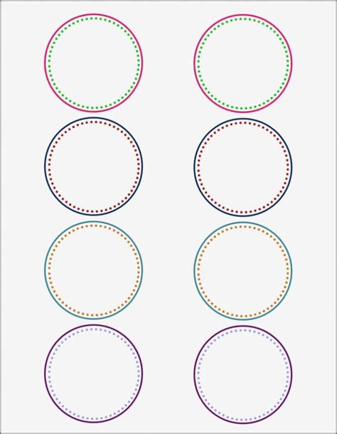 Find & download free graphic resources for label template. 28 Round Adhesive Labels Template in 2020 | Printable label templates, Labels printables free ...