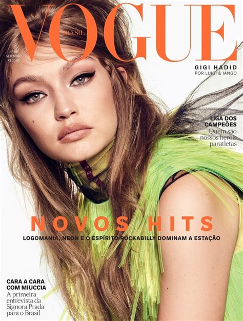 Gigi Hadid Wears The Cat Eye For Vogue Brazil September 2018