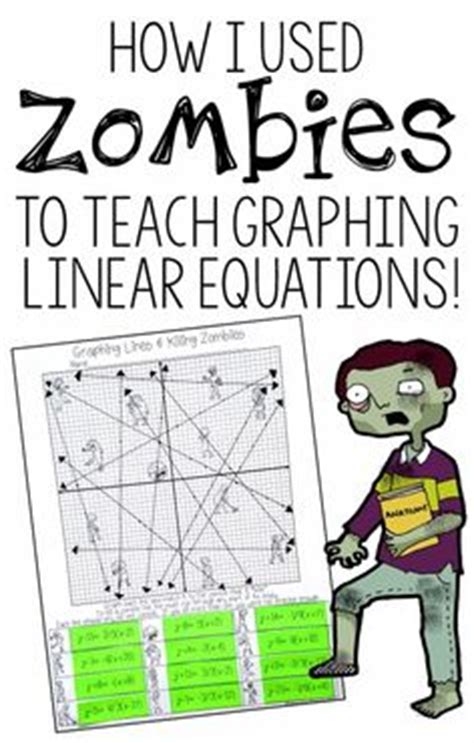 Some of the worksheets for this concept are graphing lines, slopeintercept form, graphing lines in slope intercept, graphing line6 killing zornbe6 graph line t to the zombie, graphing linear equations work answer. 1000+ images about Homeschool - Math on Pinterest ...