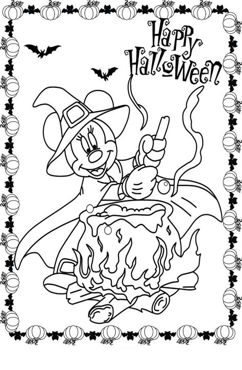 Mickey Mouse Halloween Coloring Pages | K5 Worksheets | Halloween