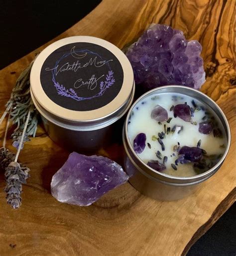 4oz Lavender Aromatherapy Candle Etsy