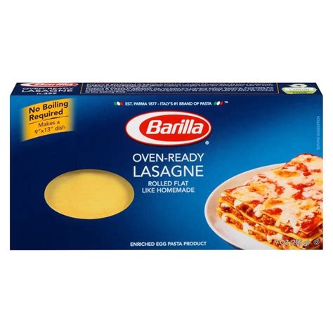 Oven Ready Lasagna Noodles 9oz Barilla Target
