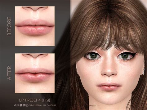 The Sims Resource Lip Preset 4 Hq Sims 4 Body Mods Sims Mods Sims