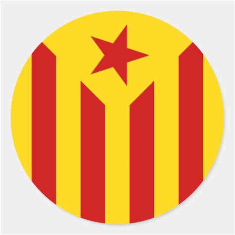 Catalan Flag Sticker Zazzle