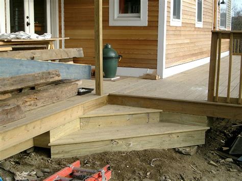 Building Deck Stairs Basic Steps To Follow Landscape Design