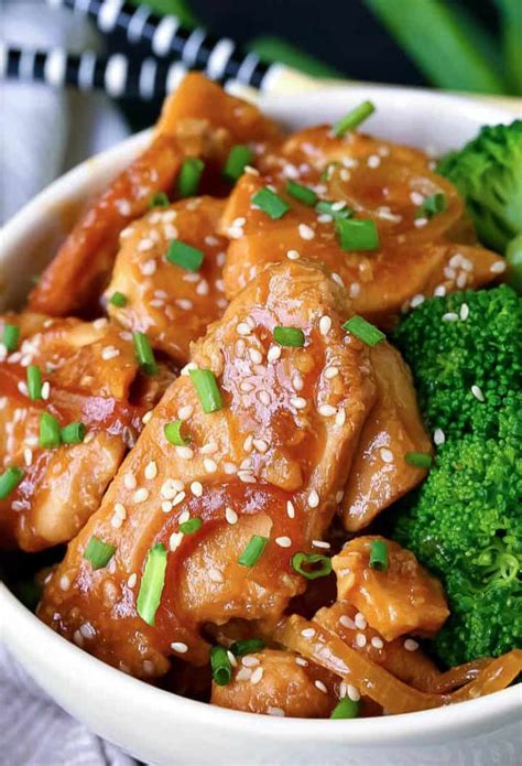 Slow Cooker Mongolian Chicken An Easy Chicken Dinner Recipe