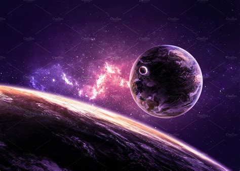 Beautiful Outer Space Wallpaper ~ Abstract Photos ~ Creative Market