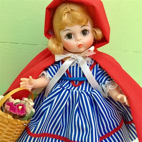 vintage 1970s madame alexander little red riding hood doll vintage madame alexander doll