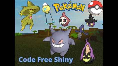 Code To Get Free Shiny Ghost Pokemon Roblox Brick Bronze YouTube