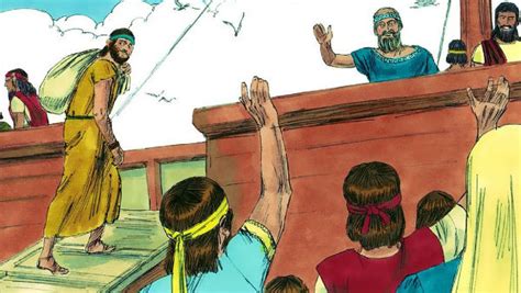 Jonah Sent To Nineveh Flees To Tarshish Jonah 11 10 Bible Story