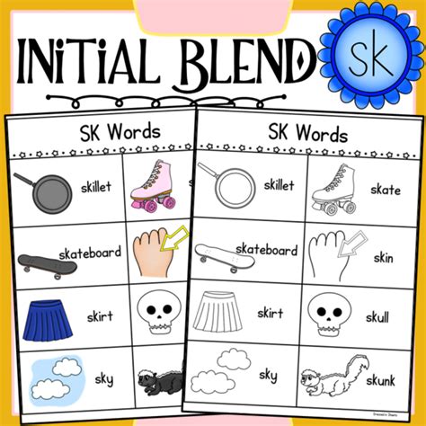 Initial Blend Sk Worksheets Made By Teachers