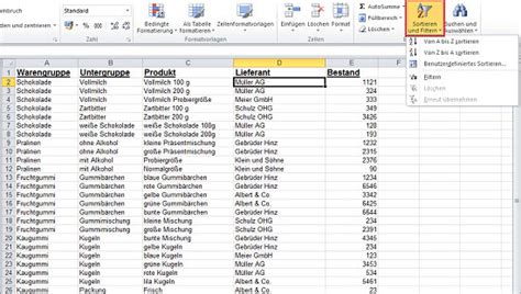 Die erweiterung office editor zum bearbeiten von dateien in google docs, google tabellen und google präsentationen darf nicht installiert sein. Excel: Tabellen sortieren | PCS Campus