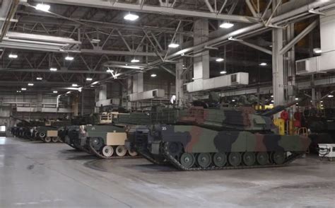 Us Army Prepares To Receive First Brigade Of M1a2 Sepv3 Abrams Battle