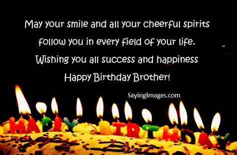 Sweet and funny birthday messages and quotes for little or elder brother to make a very special birthday i thank god every day for blessing me with you. 20 Happy Birthday Wishes & Quotes for Brother ...
