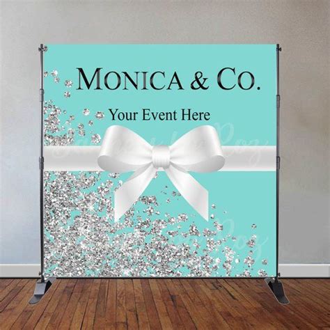 Tiffany And Co Inspired Backdrop For Baby Shower Sweet 16 Birthday