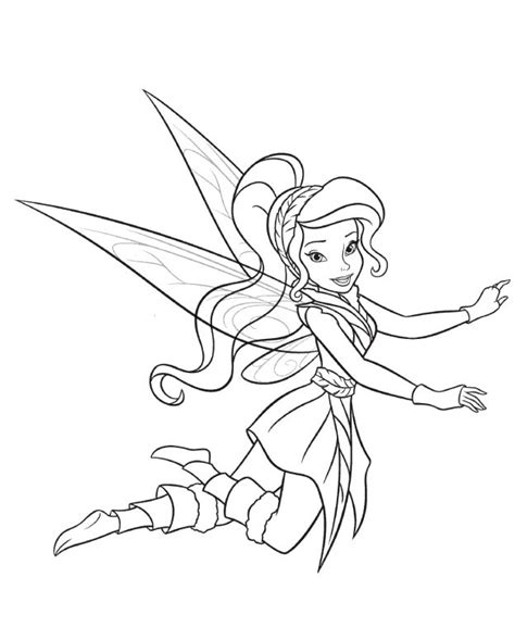 Disney Fairies Coloring Pages Silvermist At Free Printable Colorings Pages To