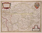 old map County of Nassau original 17th-century engraving antique print