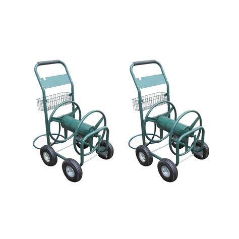 Liberty Garden Products 4 Wheel Hose Reel Cart Holds Up To 350 Feet 2