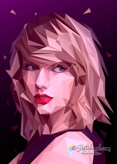 Art And Collectibles Drawing And Illustration Customize Low Poly Digital
