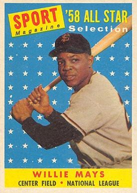 Check spelling or type a new query. 1958 Topps Willie Mays #486 Baseball Card Value Price Guide